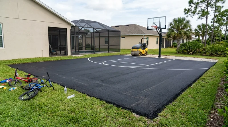 Sports Court & Path Paving Port St. Lucie